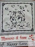 Asciugapiatti simpatico con mucche - Accessori per la casa a punto croce