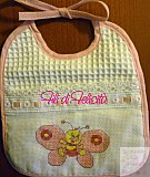 Bavaglino Farfalla - Bavaglini punto croce