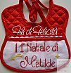 Bavaglino primo Natale di Matilde - Il Santo Natale
