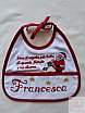 Bavaglino primo Natale Francesca - Il Santo Natale