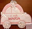 E' nata Maria - Fiocchi nascita punto croce