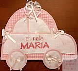 E' nata Maria - Fiocchi nascita punto croce